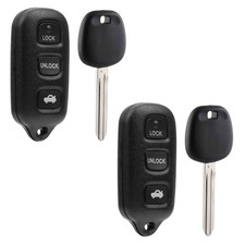 2 Replacement For 2003 2004 2005 2006 Toyota Camry 67 Key + Fob Remote picture