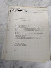 HOMELITE DEALER SERVICE PARTS PACKAGED QUANTITIES LIST ST-2440 H 1962 LITERATURE picture