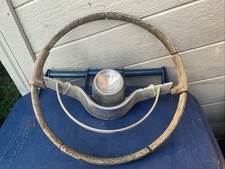 Original 1957 1958 Plymouth Steering Wheel With Horn Ring Mopar # 1730958 picture