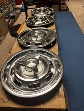 1964 Pontiac GTO NOS Custom Deluxe Spinner Hub Caps 9774611 Hub Caps GM Tripower picture