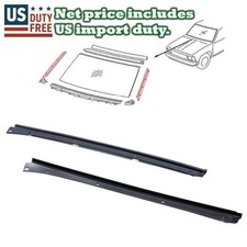 Fit 1986-97 Nissan Datsun D21 Pickup Hardbody Front Windshield Side Moulding Set picture