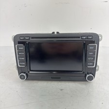 2010 2011 - 2015 VOLKSWAGEN EOS PASSAT Radio Navigation Unit AM-FM Tuner CD OEM picture