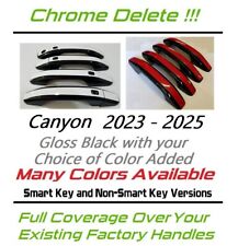 CUSTOM Black and Color Door Handle Overlays 2023-2025 GMC Canyon YOU PICK CLR picture