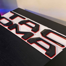 DOUBLE 3D REDOUT TAILGATE LETTERS COMPATIBLE WITH TOYOTA TACOMA 24 25 26 US MADE picture