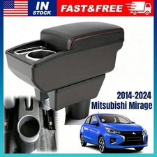 For Mitsubishi Mirage 2014-2024 Car Armrest Box Center Console Red Thread US picture