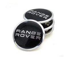4x Black Range Rover Wheel Center Hub Caps Land Rover Supercharged picture