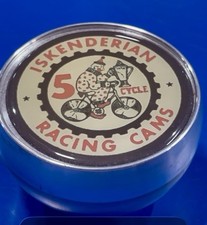 Iskenderian Shift Knob 5 Cycle Racing Cams Isky Hot Rod Custom Gone When Gone picture