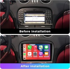 9'' Car Radio GPS Stereo For Mercedes Benz SL SL500 SL550 SL600 2005-12 Carplay picture