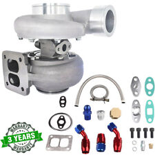 Turbo GT45 V-band T4 Flange Turbocharger 600+hp + Oil Drain Feed & Return Line picture