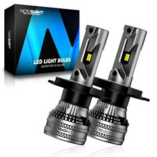 NOVSIGHT H4 LED Headlight High Low Beam Bulbs Conversion Kit 40000LM 6500K White picture