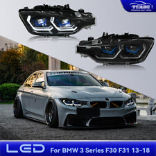 Pair LED Headlights for 2013-2018 BMW F30 F30 328i 335i 3 Series Sedan Assembly picture