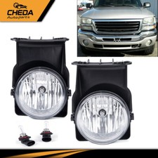 2X Bumper Fog Light Lamp w/ bulbs Fit For 03-07 GMC Sierra 1500 2500 3500 Pickup picture
