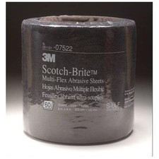 3m 07522 Scotch-brite Multi-flex Abrasive Sheet Roll, Ultra Fine, 8