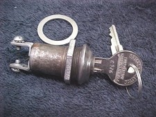 NOS Federal Truck Ignition Starter Switch Lock With Keys 47 48 49 50 51 52 53 54 picture