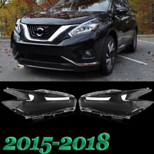 For 2015-2018 Nissan Murano Right Left Headlight Headlamp Clear Lens Lamp Cover picture