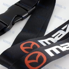 Lanyard For MAZDA MAZDASPEED RX7 RX8 MIATA MX5 13B Black Keychain Quick Release picture