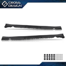 Left & Right Side Skirt Lower Rocker Molding Cover Fit For 2017-25 Tesla Model 3 picture