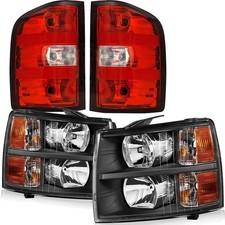 Headlight Taillight Assembly Fit For 2007-2013 Chevy Silverado 1500 2007-2014 picture
