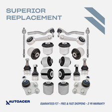AUTOACER - 22p Front Suspension Bushings Ball Joints Links Tie Rods For Mercedes picture