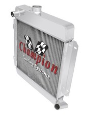 Advanced Champion 3 Row All Aluminum Radiator for 1969 - 1976 BMW 2002 L4 Engine picture