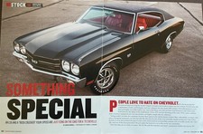 1970 CHEVROLET CHEVELLE SS 454 V8 5 PG COLOR ARTICLE BLACK picture