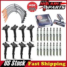 16x NGK Spark Plug + 8x Ignition Coil + 1x Wire For Ford F150 F350 F250 6.2L V8 picture