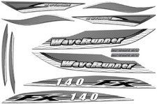 Decal Kit for Yamaha FX140 Waverunner FX140A FX 140 Jet Ski Graphic 2002-2004 SV picture