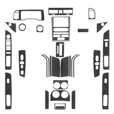 36Pcs Real Carbon Fiber Full Interior Kits Cover Trim For Toyota RAV4 2006-2012 picture
