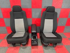 2007-2009 Ford Ranger LH Driver Manual Front Seat Cloth Flint Set Of 3 picture