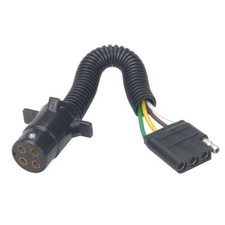Trailer Light Wiring Adapter 4-Way Round to 4-Pin Flat West Marine 7066137 picture