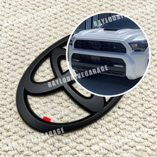 For 2024-2026 Tacoma 2025-2026 4Runner Front Grille Emblem Overlay Matte Black picture