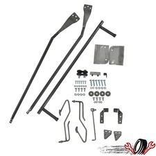 For 53-56 Ford F100 F-100 Truck Hood Tilt Flip Kit Stainless Combo Conversion picture