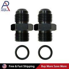6AN Male Flare to AN6 ORB Male O-Ring Fitting Adapter 2PCS (2PCS 6an ORB to 6an) picture