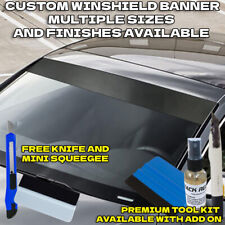Blank Car Sun Visor Strip Windshield Banner Vinyl Premium Decal 60