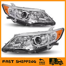 Pair Headlight Headlamp Assembly Passenger Driver For 2012-2014 Toyota Camry picture