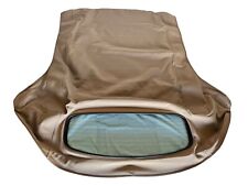 Fits Volvo C70 Convertible Top Replacement & Glass window 1999-06 Tan Cloth picture