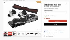 APR CARBON FIBER INTAKE - C8 4.0T  Fits 2021-2025 Audi RS6 Avant/RS7 Sportback picture