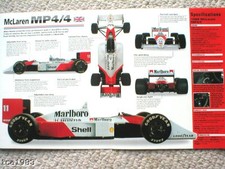 1988 McLaren MP4/4 (Honda Powered) IMP Brochure: MP 4 / 4 picture