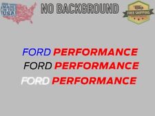 Fits FORD PERFORMANCE Blue & Red Vinyl Decal Sticker Car Truck Window picture