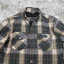 Merlin Axe Shirt Jacket Shirt Mens XL Plaid Breathable Perforated CE Protectors picture