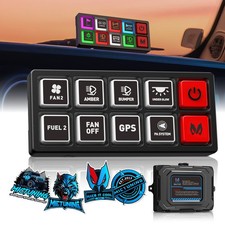 12v 24v LED Neon 8 Gang Switch Panel,Universal Circuit Control Relay System Box picture