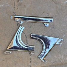 1953-54 Chevrolet Hardtop Rear Glass Corners Moldings picture