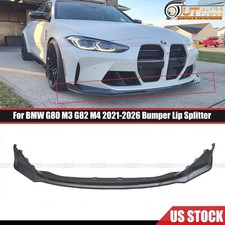 For 2021-26 BMW G80 M3 G82 G83 M4 Carbon Fiber Front Bumper Lip Splitter NEW picture