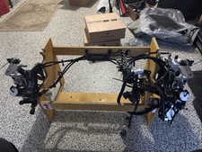 MCLAREN P1 REAR SPOILER WING ACTUATORS, VALVE BLOCK, REVISOR, LINES NO LEAKS picture