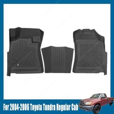 2004-2006 For Toyota Tundra Regular Cab TPE Floor Mats Liners All Weather 3Pcs  picture