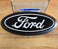 NEW 2024-2026 Ford F-150  Black/White Lettering Grille Emblem W/OCamera, OEM picture