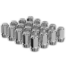 20PCS Chrome 1/2-20 Closed End Lug Nuts For Bronco Mustang Ranger YJ TJ KJ KK ZJ picture