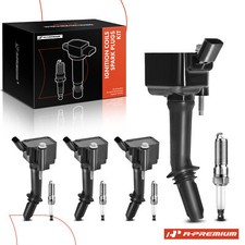 A-Premium 4x Ignition Coil and 4x Iridium Spark Plug for Chevy Equinox Malibu picture