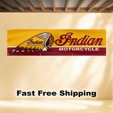 Indian Motorcycle 2'X8' BANNER FLAG picture