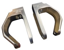 Billet CNC Aluminum Drop Forks For Honda Civic CRX CR-X EF 88-91 picture